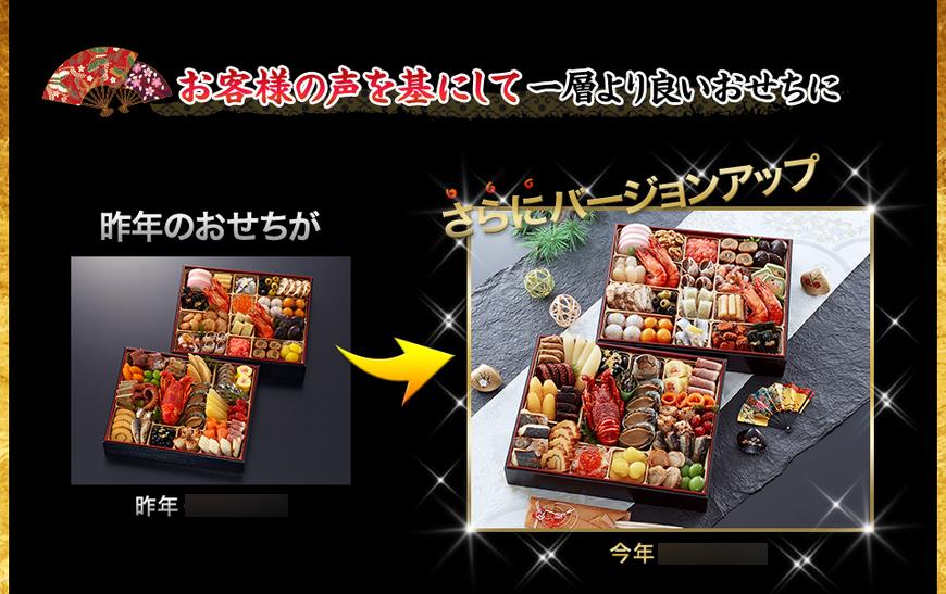 海鮮おせち満足度1位